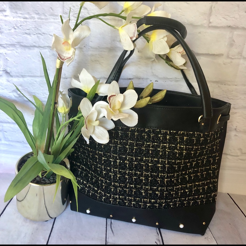 NEW Confetti Tweed Bag